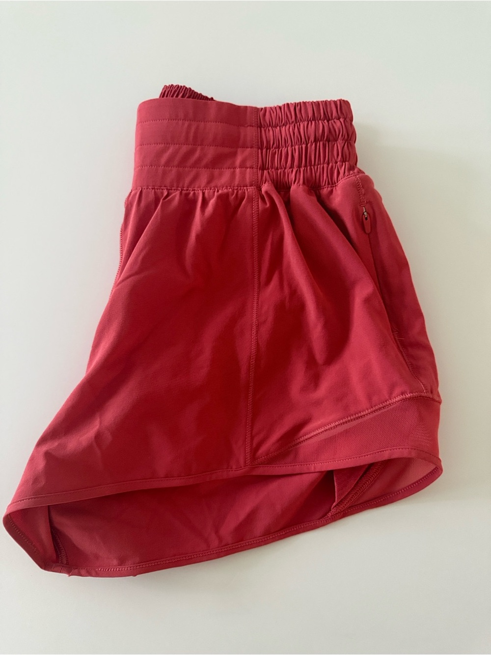 lululemon athletica Red High-Waist Athletic Skort